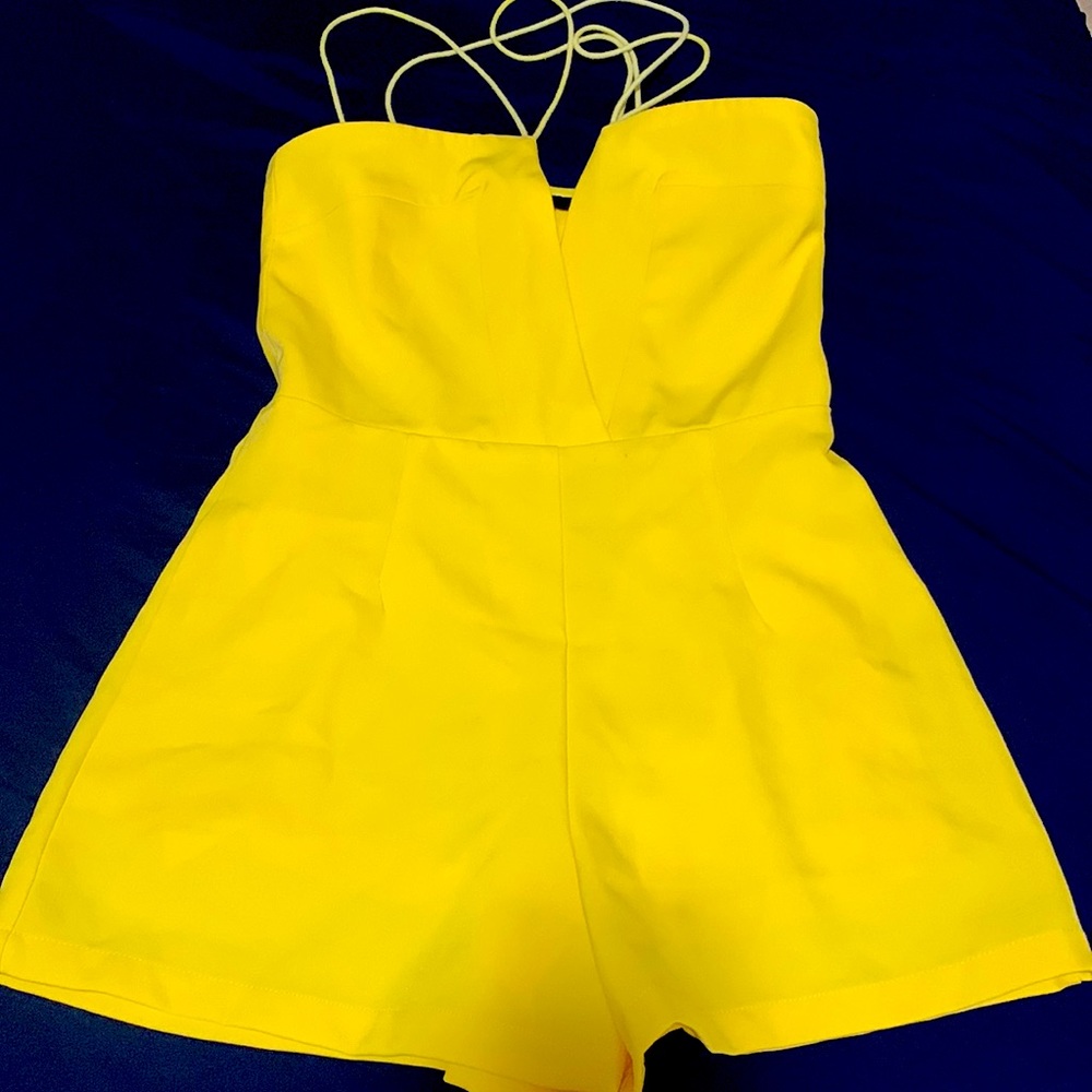 Yellow romper